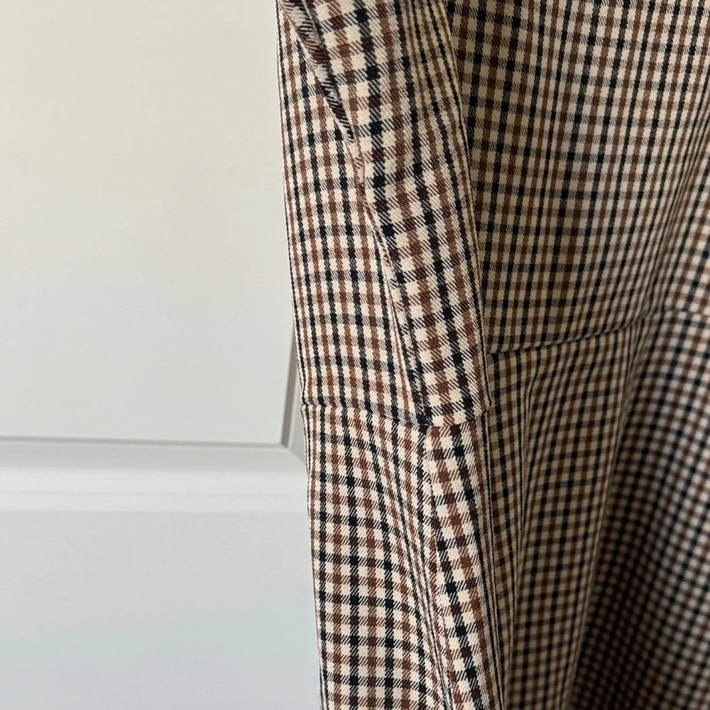 Kingston Checkered Dress with Black Long Sleeves / 2 pieces - Picture 10 of 11